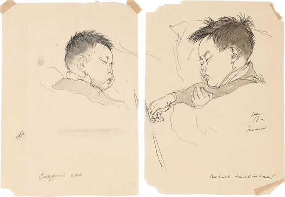 Жуков Николай Николаевич. Лот из двух рисунков